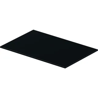 Duravit DuraSquare Glaseinleger 0099688400 57x31cm, Sicherheitsglas, schwarz