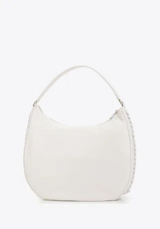 Wittchen Damen-Tasche aus Öko-Leder mit Kette, Creme