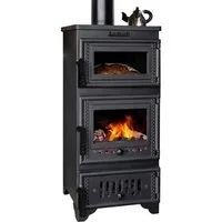 ECOfoxx Kaminofen mit Backfach und Herdplatte Modell S103, 10.6 kW