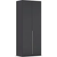 OTTO home Drehtürenschrank Kleiderschrank Schrank Garderobe AGORDO Schlafzimmer (in zwei Griff-Farben, Breiten 91-405 cm, Dekor- oder Hochglanzfront) durchdachte Innenausstattung, in 8 Breiten und 2 Höhen MADE IN GERMANY