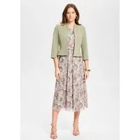 SWING Jackenblazer - Taillierte Jacke aus Jersey Crêpe Taillierter Schnitt