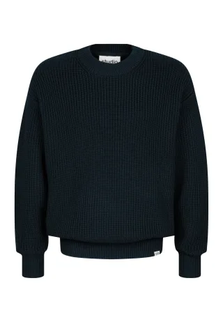 seidensticker - STU CREW NECK PULLOVER Black - Gr. - XS