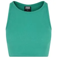 URBAN CLASSICS Muskelshirt Urban Classics Damen Ladies Cropped Rib Top (1-tlg)