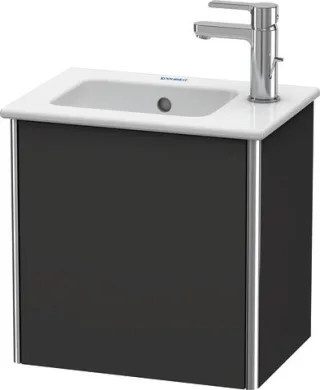 Duravit XSquare Waschtischunterbau wandhängend Graphit Supermatt 410x289x400 mm - XS4170L8080 XS4170L8080