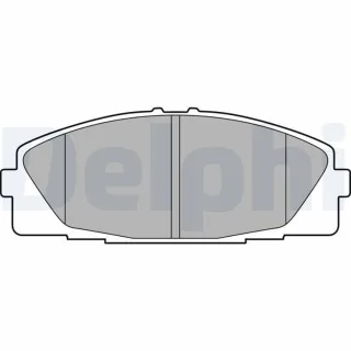 Delphi Bremsbel?ge vorne Toyota Hiace