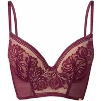Gossard Longline-BH Encore Push-Up Longline BH Bordeaux (Longline BH, 1-tlg., glatte Spitze) verführerisch sexy