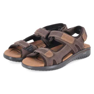 Rieker Sandalen  Braun - Gr. 45 -  Textil und Synthetik