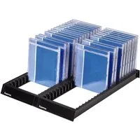 Hama CD-Hülle CD-Flipper 44, Schwarz CD Ständer, CD Rack für 44 CDs