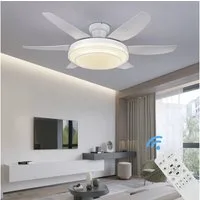 Eurohandisplay Deckenventilator Deckenventilator LED Beleuchtung 6 Geschwindigkeiten timer 2 Stunden, Lichtfarbe und Helligkeit stufenlos einstellbar