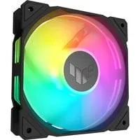 TUF GAMING TR120 ARGB, Gehäuselüfter schwarz/transparent, Reverse Blade, 120 mm