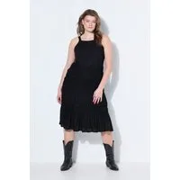 Studio Untold Midikleid Midikleid ärmelloser A-Shape gesmokter Rock