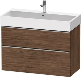Duravit D-Neo Waschtischunterbau wandhängend Nussbaum dunkel Matt 984x442x625 mm - DE4374070210000 DE4374070210000