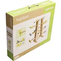 Spielmaus® Kugelbahn SpielMaus Holz Kugelbahn mit Rollelementen