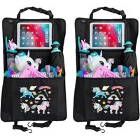 HECKBO Rücksitzorganizer KInder Auto Organizer Einhorn (2-tlg)
