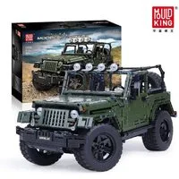Mould King Mould King 13124 Jeep Wrangler Rubicon Sportwagen 2.096 Teile Konstruktions-Spielset, (2096 St)