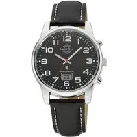 MASTER TIME Funkuhr Super Power MTGA-10816-21L, Armbanduhr, Quarzuhr, Herrenuhr, Datum, Leuchtzeiger