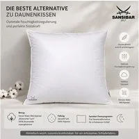 Sansibar Sylt Kopfkissen Sansibar "Ocean Dream" Füllkissen, Sofakissen, Dekokissen, Füllung: Sensofill Soft Faser, 100% Polyester, Bezug: 100% Baumwolle, vielseitig einsetzbar, ideal für Kissen aller Art.