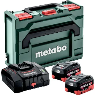 Metabo Basic-Set 2 x LiHD 8,0 Ah ASC 290 +metaBOX 145 - 685303000