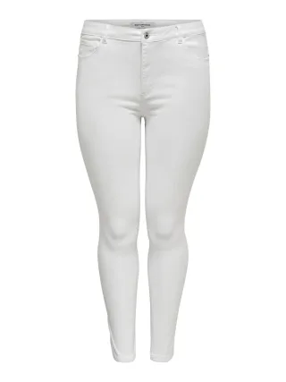 ONLY CARMAKOMA - CARAUGUSTA HW SKINNY WHITE DNM NOOS white - Gr. - 32