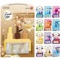 Fresh Line Raumduft Nachfüllflakons, 3 x 7 ml – Für elektrische Duftstecker, Geeignet für elektrische Duftstecker – für Wohnräume und Büro