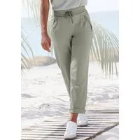 Beachtime by Lascana Schlupfhose aus softer Interlock-Ware mit Reißverschlusstaschen bequeme Joggpant mit geradem Bein, lässige Sommerhose, bügelfreie Ware