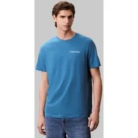 Calvin Klein Jeans T-Shirt SS 30s E WRD STRTCH mit großem Logodruck auf dem Rücken