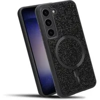 Cadorabo Handyhülle Samsung Galaxy S23 PLUS, Hülle Schutzhülle Case Cover kompatibel mit Magsafe Diamant Glitzer