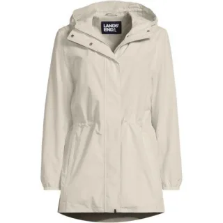 Wasserdichte Regenjacke SQUALL mit Packfach, Damen,  Weiß, Polyester, by Lands' End