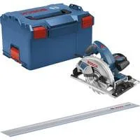 Handkreissäge GKS 65 GCE Professional blau, 1.800 Watt, L-BOXX, Führungsschiene FSN 1400