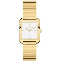 Tamaris Quarzuhr The Square Retro Strap TT-0139-MQ, Armbanduhr, Damenuhr, Edelstahlarmband, analog