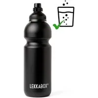LEKKABOX Trinkflasche Kohlensäure geeignete Trinkflasche für Kinder 600ml Sport Sprudel, Leicht und auslaufsicher auch bei kohlensäurehaltigen Getränken