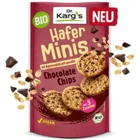 Dr. Kargs Brot, Dr. Kargs Bio Hafer Minis Chocolate Chips mit Agavendicksaft 85g