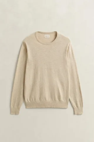 GANT - Pullover aus Baumwollmix-Flammgarn seed melange - Gr. - XXXL