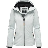 Marikoo Outdoorjacke Brombeere sportliche Übergangsjacke mit Kapuze