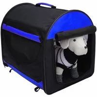 BruKa Tiertransportbox Rex Hundebox Hundetransportbox faltbar Autotransportbox Katzen Hunde, verschieden Farben und Größen erhältlich