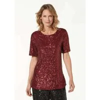 cable & gauge T-Shirt Elegantes Shirt mit Pailletten