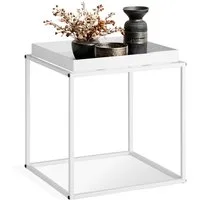 tectake Beistelltisch Couchtisch Cambridge 40x40x44cm (1-St., 1 tlg), Stahl