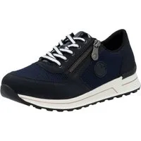 Rieker Sneaker, Freizeitschuh, Halbschuh, Schnürschuh im Materialmix