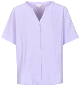 zab company - Da. Bluse Musselin flieder - Gr. - 38