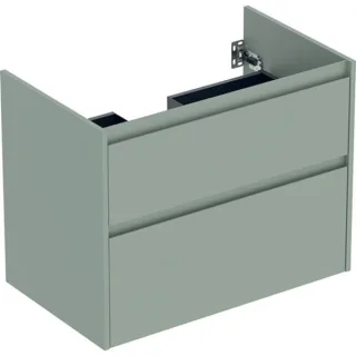 Geberit Ersatzteile Unterschrank für Möbelwaschtisch, 2 Schubladen B:80cm, salbeigrün, 246352IK1 246352IK1