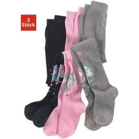 H.I.S Strickstrumpfhose (Packung 3 St) mit eingestrickten Einhorn Motiven