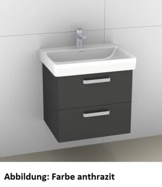 Artiqua 415 Waschtischunterschrank für Pro S 810963 Quarzgrau Hochglanz Select, 415-WU2L-L54-7162-17 415-WU2L-L54-7162-172