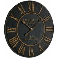 Mirabeau Wanduhr Uhr Murillo antikschwarz