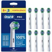 Oral-B Aufsteckbürsten Pro Precision Clean, Zahnreinigung mit innovativen X-förmigen Borsten