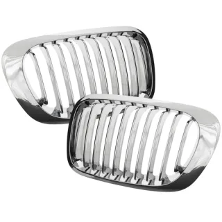 Kühlergrill / Sportgrill Chrom für BMW 3 E46 99-04 COUPE CABRIO