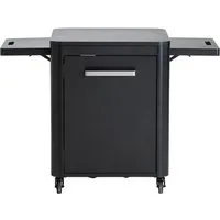 COZZE Elektrogrill COZZE Premium Outdoor Schrank Garten mit 2 klappbaren Seitentischen