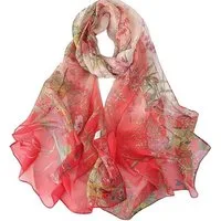 Zaewry Modeschal Georgette Chiffon Schal Damen Lange Schals