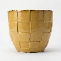 Teramico Blumentopf Pflanzgefäß "Egg Pot" Bronzo – Ø 21 bis 38 cm – Metallic (1 St), Frostfest, UV-Fest