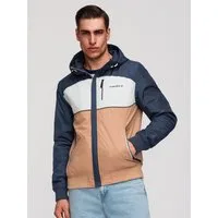 OMBRE Allwetterjacke Leichte farbige Herren-Sportjacke mit Fleece