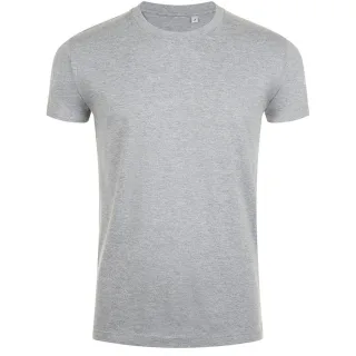 SOLS Herren Imperial Slim Fit T-Shirt mit kurzen Ärmeln (grau meliert)